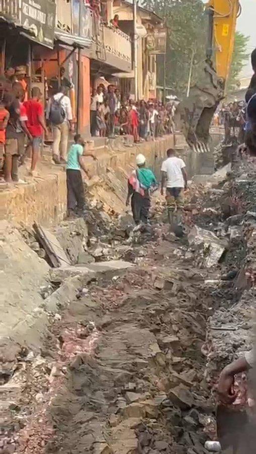 Drame à Matete : effondrement mortel d’un bloc de béton