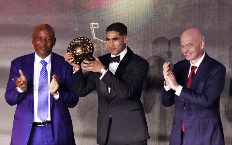 Football : Achraf Hakimi remporte le Ballon d’or africain 2025