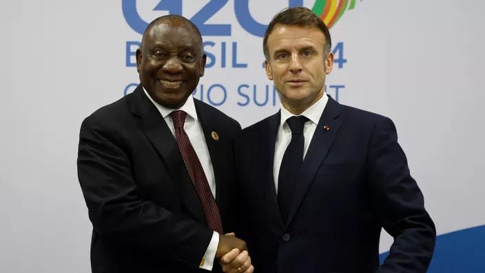 Le président français attendu ce jeudi en Afrique du Sud