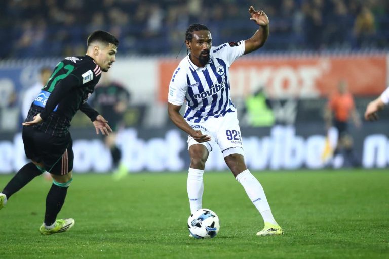 Grèce/D1: Samuel Moutoussamy vient à la rescousse d’Atromitos avec son 3ème but devant l’AEK Athènes