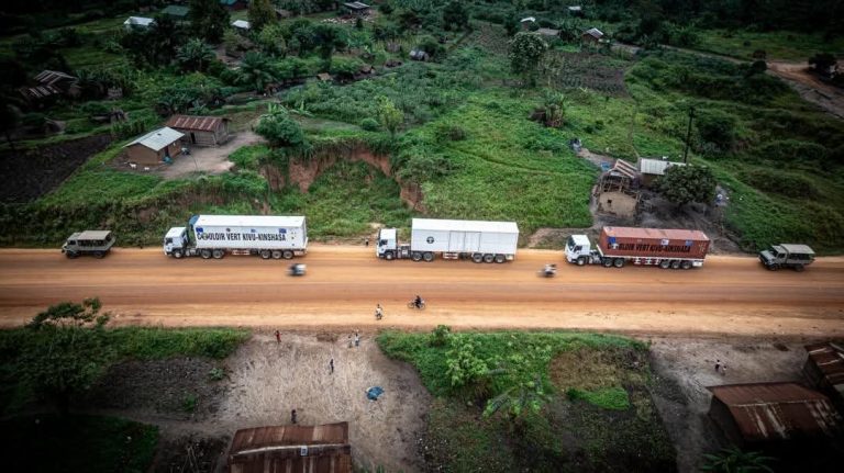 RDC : lancement du premier convoi du Couloir Vert Kivu-Kinshasa