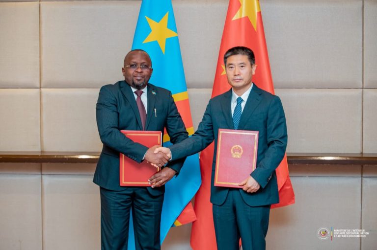 La RDC et la Chine scellent un partenariat contre la criminalité et la cybercriminalité