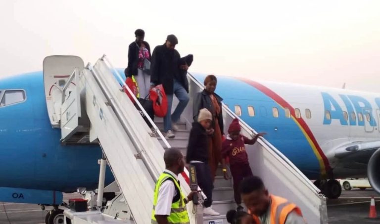 RDC : 121 Congolais rapatriés d’Afrique du Sud après les violences xénophobes