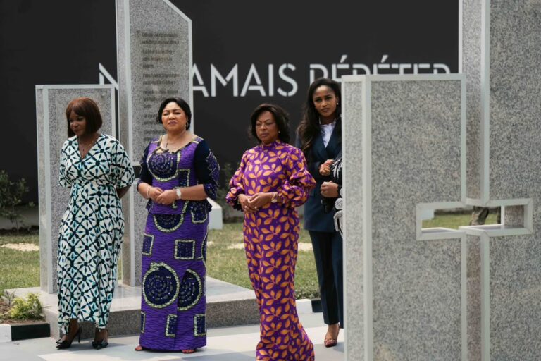 RDC-Angola : Denise Nyakeru Tshisekedi et Ana Afonso Dias Lourenço au Mémorial du GENOCOST