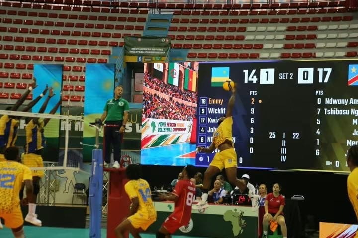 Volley-ball: Battus par les Rwandais, les Léopards n’ont plus leur destin en main