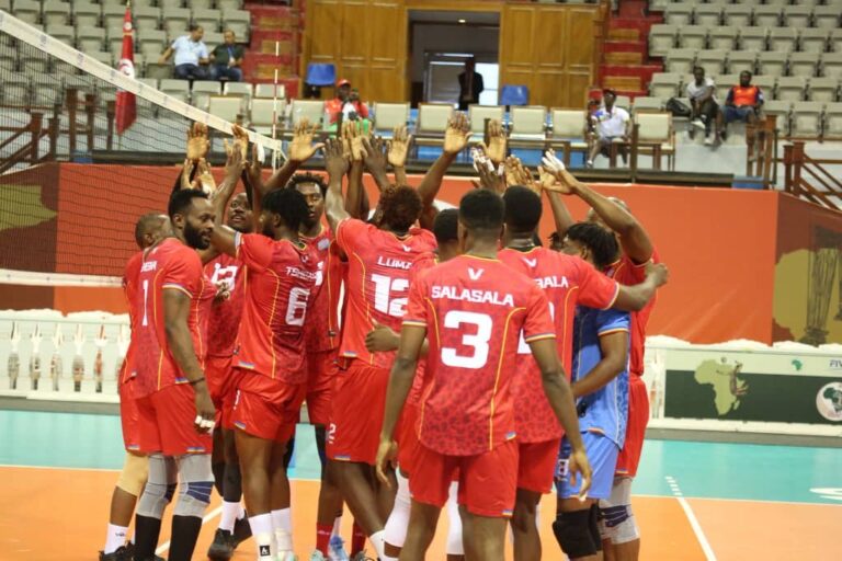 Volley-ball-CAN 2026: Qualification in extremis des Léopards pour le 2ème tour