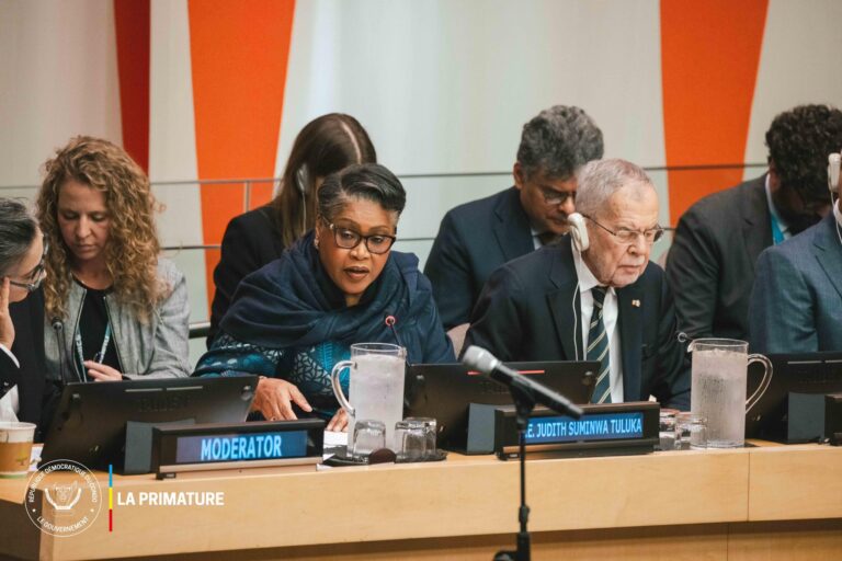 75 ans de la Convention sur les réfugiés : Judith Suminwa appelle à renforcer la solidarité internationale