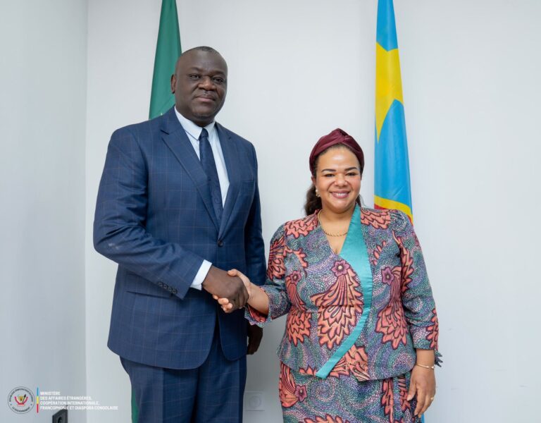 RDC : Thérèse Kayikwamba Wagner et Kibassa Maliba échangent sur la plateforme numérique du visa électronique