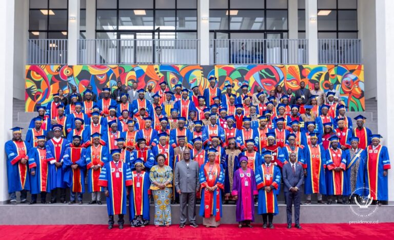 RDC : le président Félix Tshisekedi inaugure trois nouveaux ouvrages modernisés à l’UPN